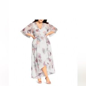 City Chic - Maxi Rose Bella Floral Wrap Dress - 16/Small - NWT 💕 So stunning!
